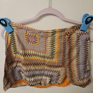 Urban Outfitters Zigzag Multicolored Skirt